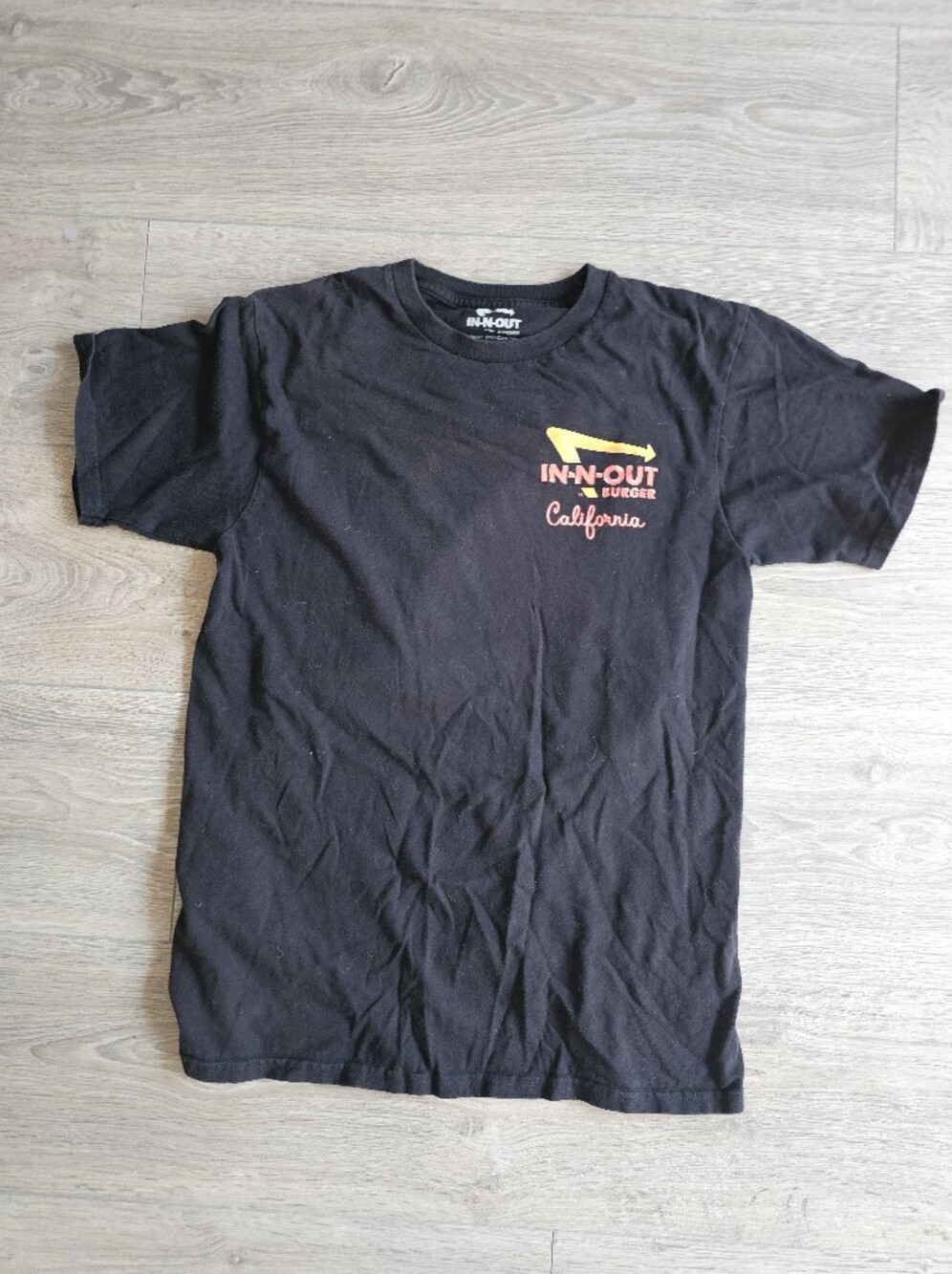 In-N-Out Burger California Logo Short Sleeve Tee - Black